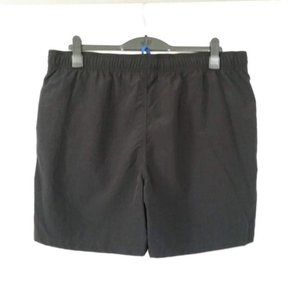 Men's Merona Solid Black Swim Trunks XL